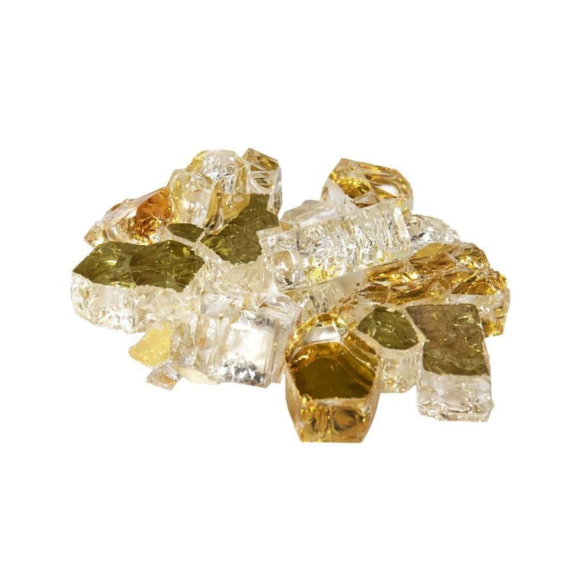 10 lbs. 1/2" Reflective Fire Glass Media
