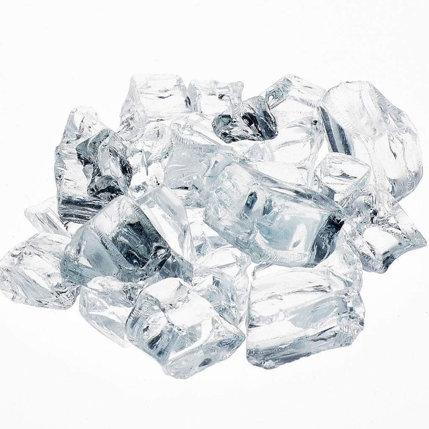 10 lbs. 1/2" Reflective Fire Glass Media