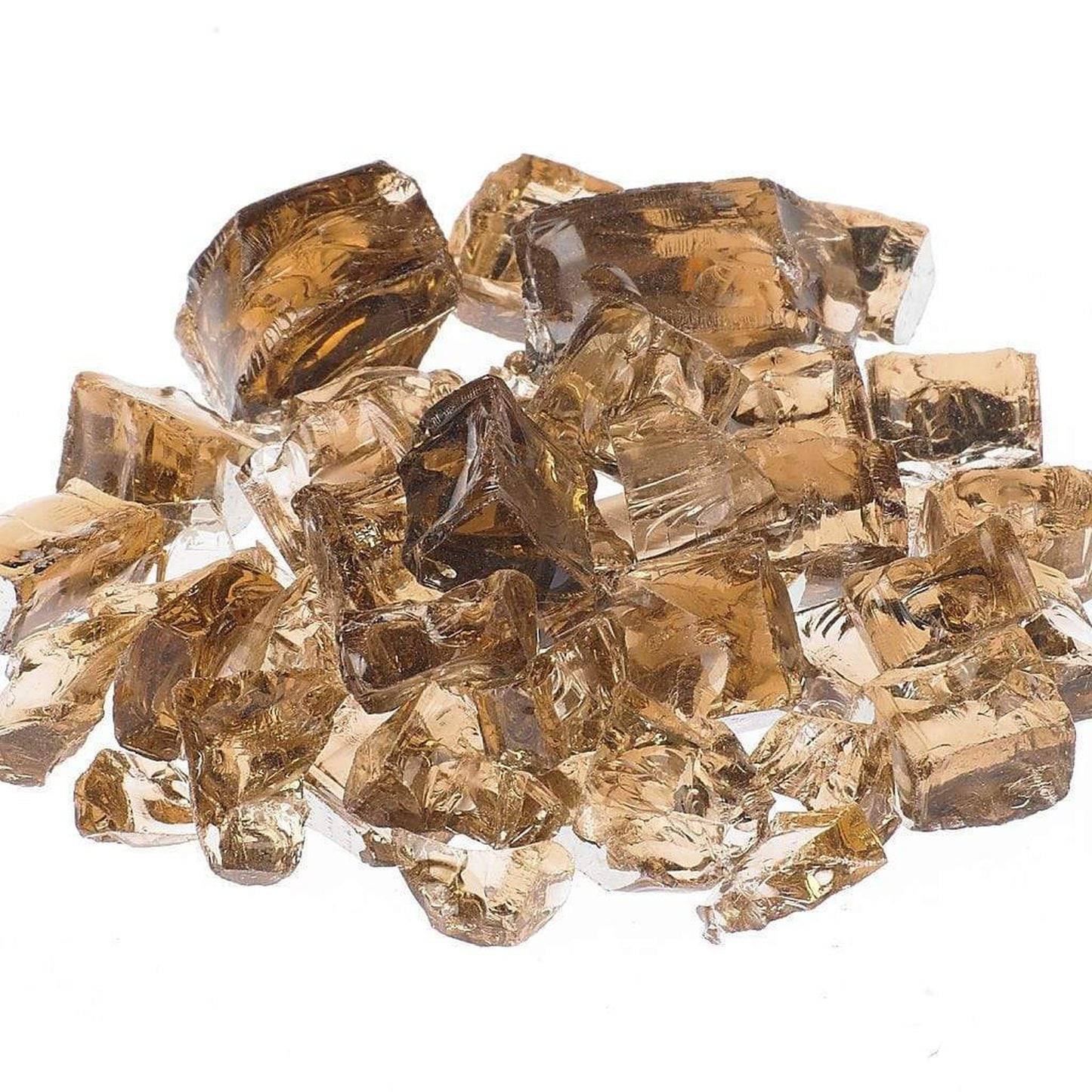 10 lbs. 1/2" Reflective Fire Glass Media