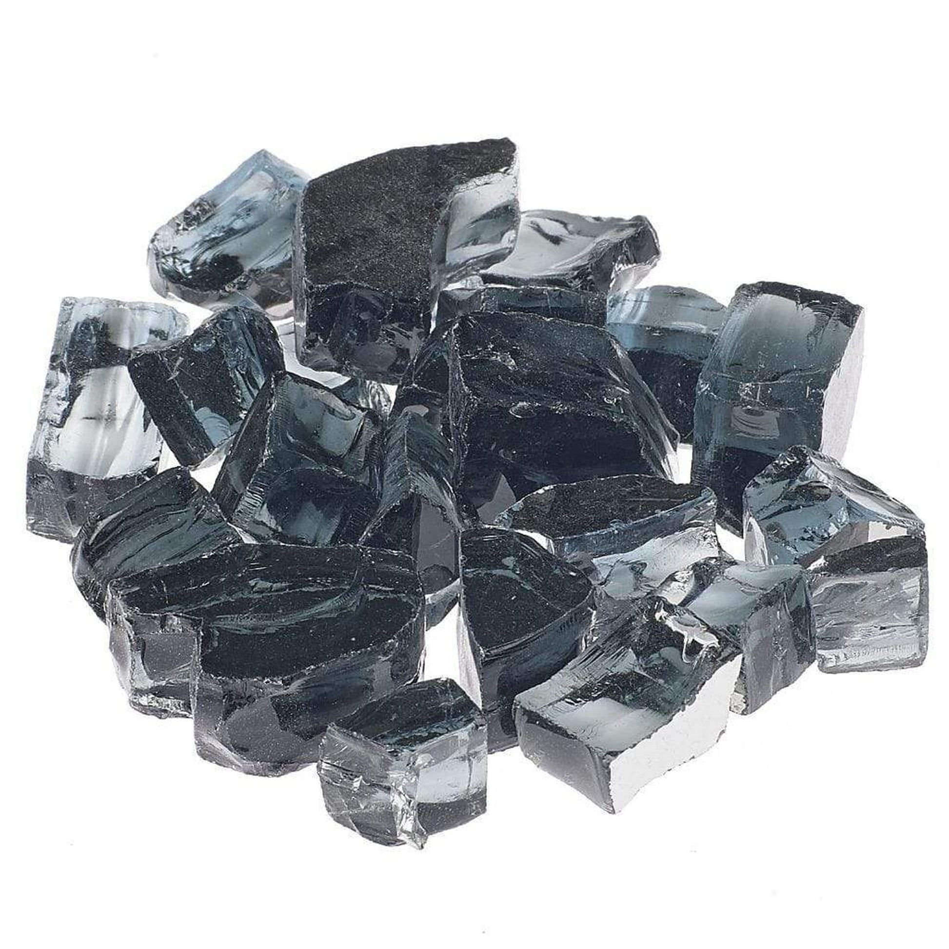 Athena 1/2" Reflective Fire Glass for Fireplaces and Fire Pits - 10lbs