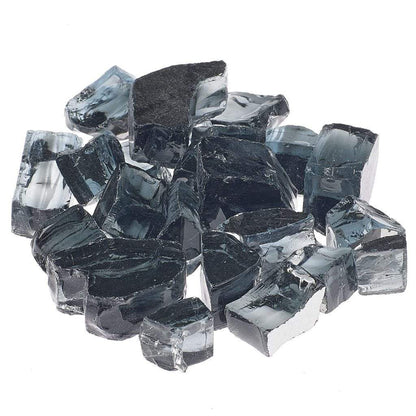 Athena 1/2" Reflective Fire Glass for Fireplaces and Fire Pits - 10lbs