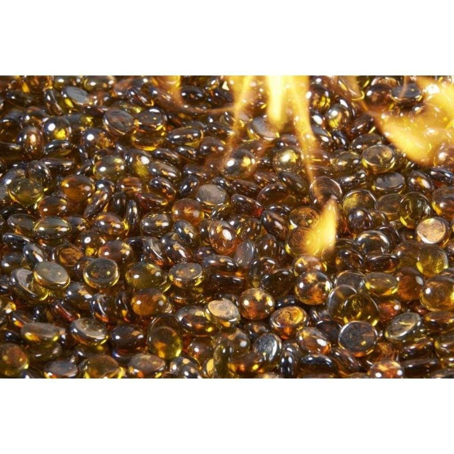 10 lbs. Reflective Tempered Fire Glass Gems
