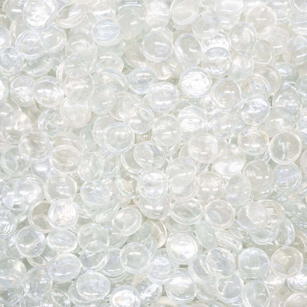 100 lbs. Fire Glass Pebbles/Gems