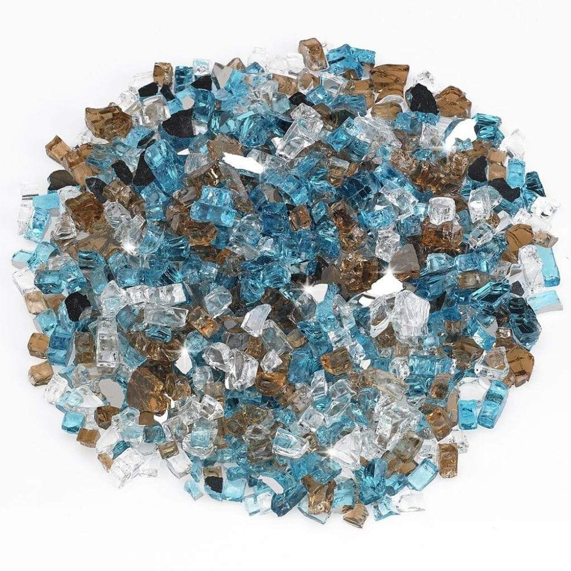 1/2" Bali Reflective Pre-Mixed Fire Glass, 10 lb. in Bag