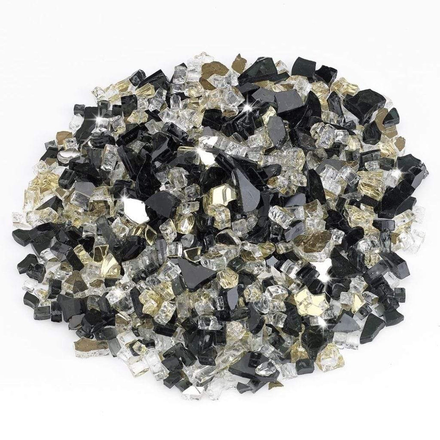 1/2" Las Vegas Reflective Pre-Mixed Fire Glass, 10 lb. in Bag
