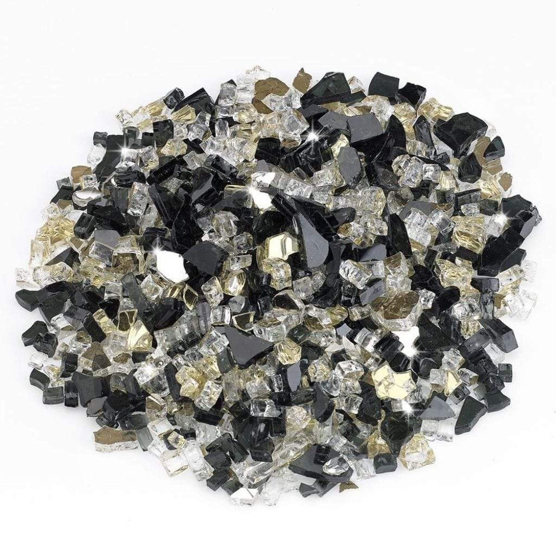 1/2" Las Vegas Reflective Pre-Mixed Fire Glass, 10 lb. in Bag