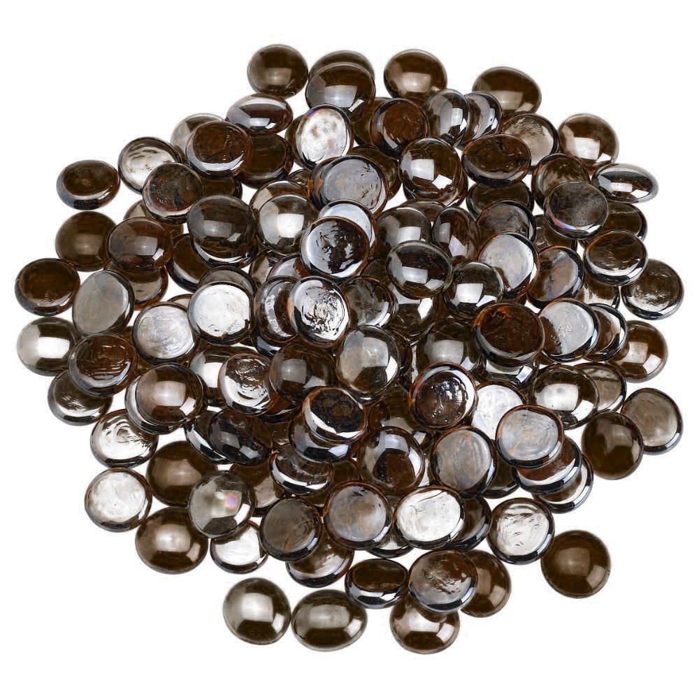 1/2" Root Beer Luster Fire Beads, 10 lb. in Jar
