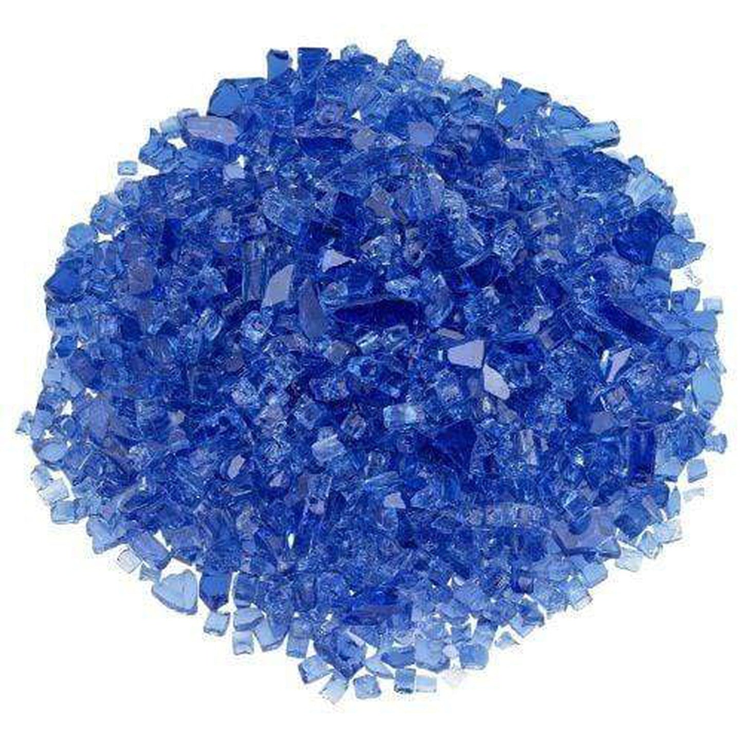 1/4" Cobalt Non-Reflective Fire Glass, 10 lb. in Bag