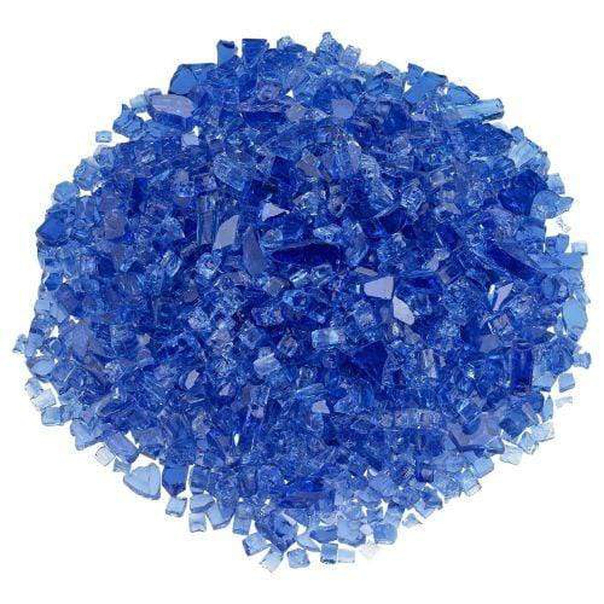 1/4" Cobalt Non-Reflective Fire Glass, 10 lb. in Bag