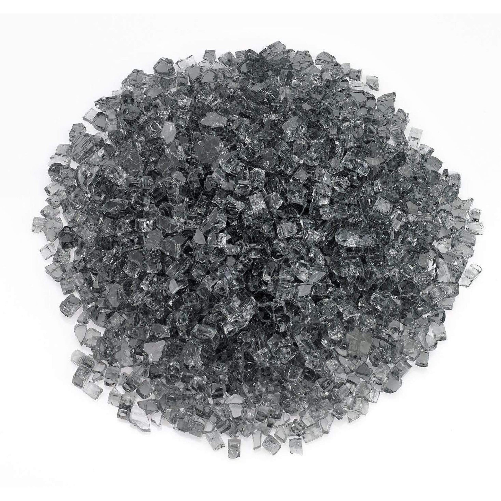 1/4" Gray Non-Reflective Fire Glass, 10 lb. in Bag