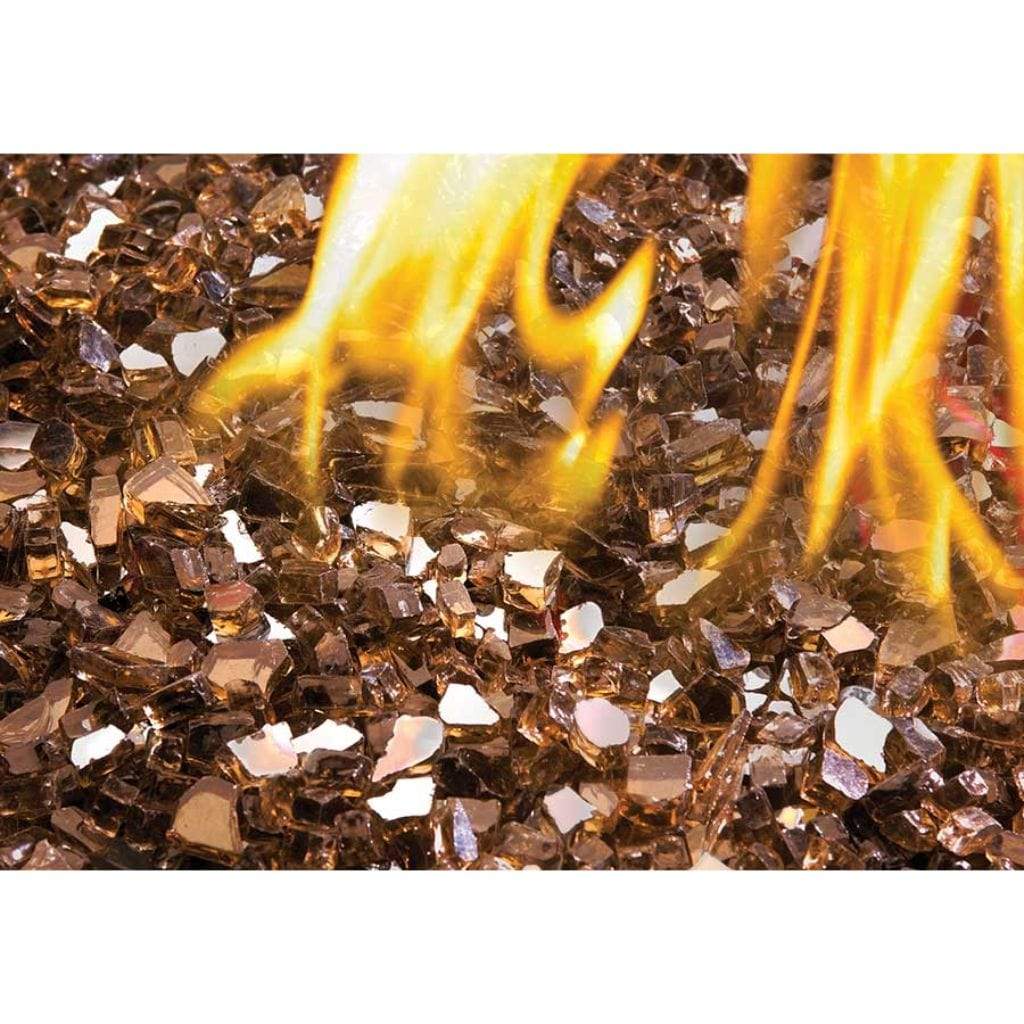 15 lb. Reflective Crushed Glass Ember Decorative Media Kit