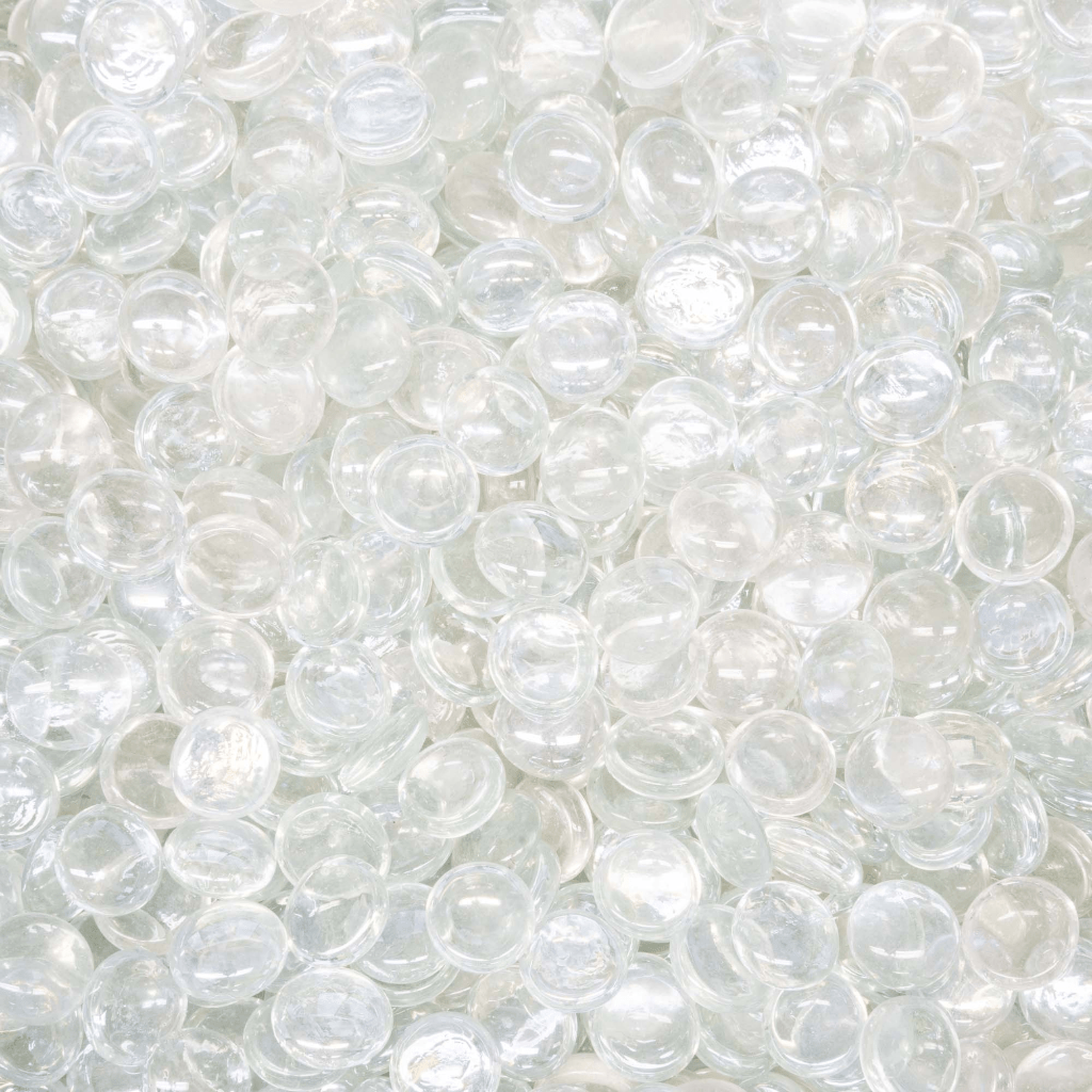 150 lbs. Reflective Fire Glass Pebbles/Gems
