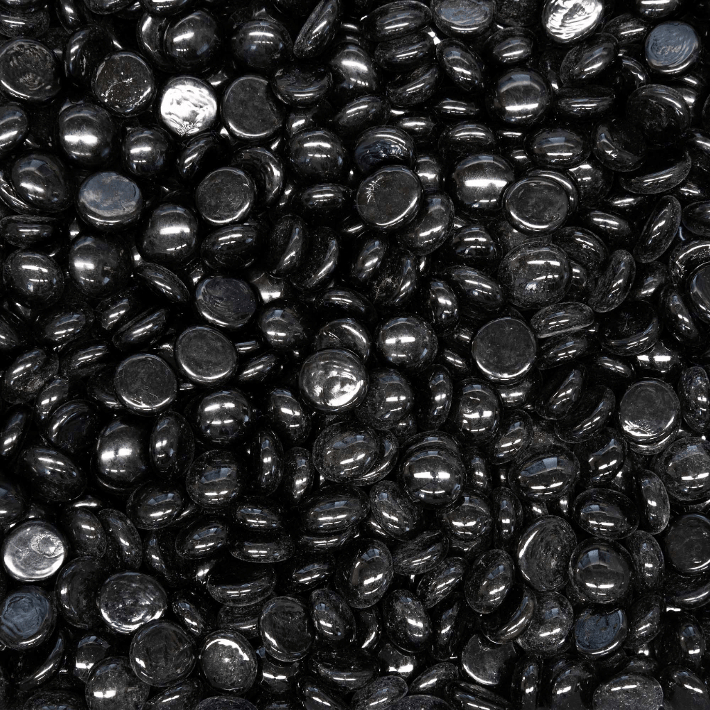 150 lbs. Reflective Fire Glass Pebbles/Gems