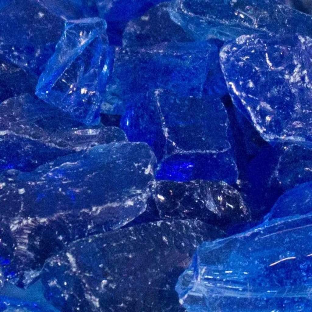 190 Lbs. Broken Large Reflective Fire Glass