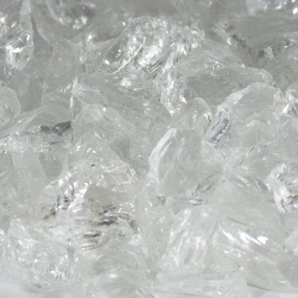 20 Lbs. Broken Large Reflective Fire Glass