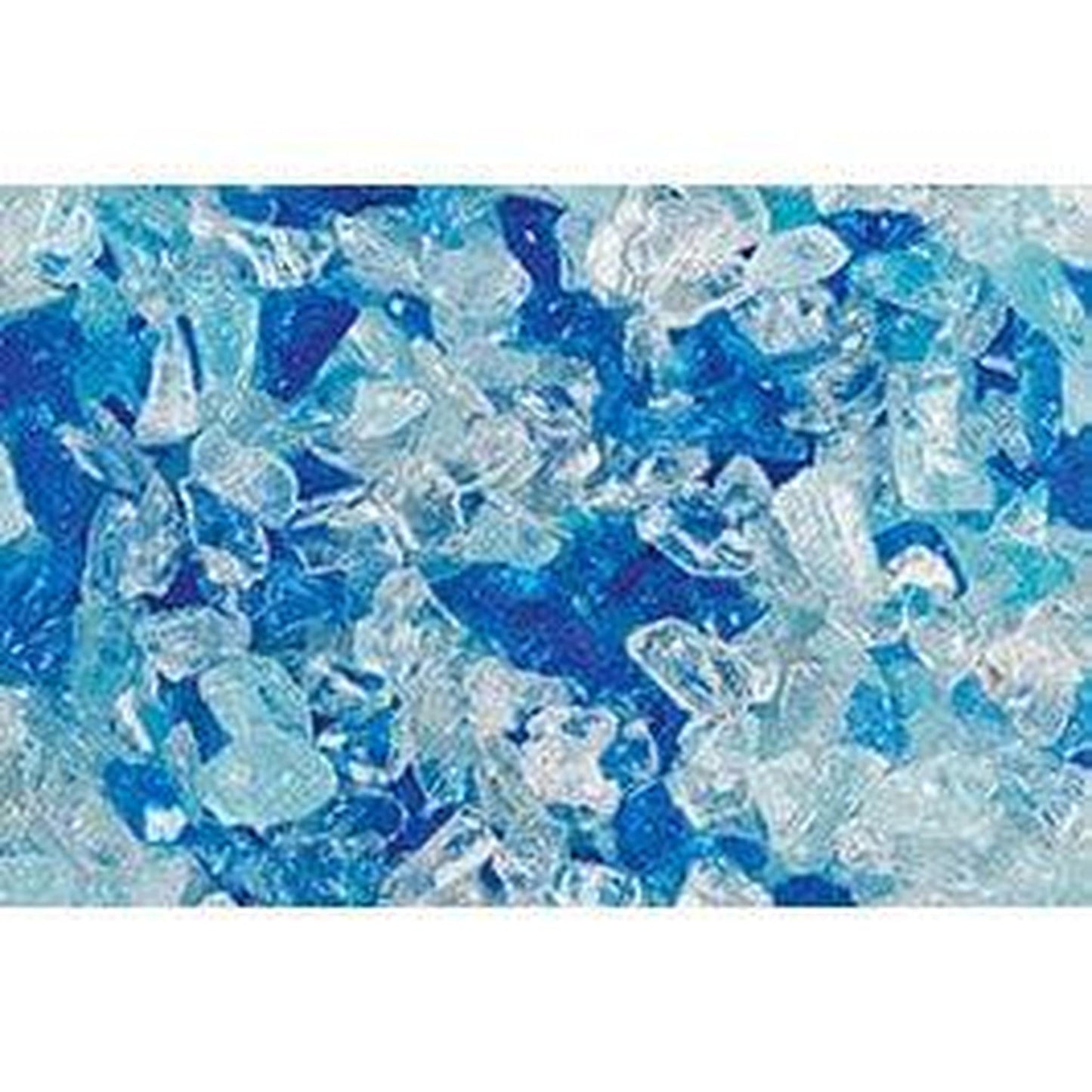 20 Lbs. Broken Large Reflective Fire Glass