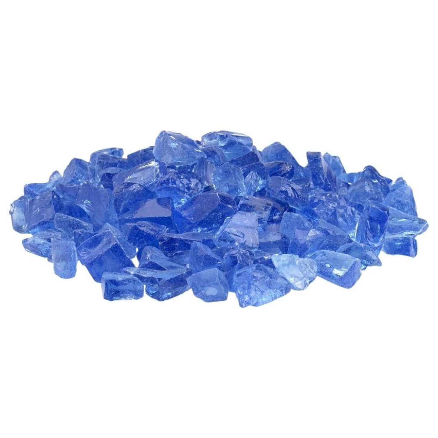 20 Lbs. Broken Large Reflective Fire Glass