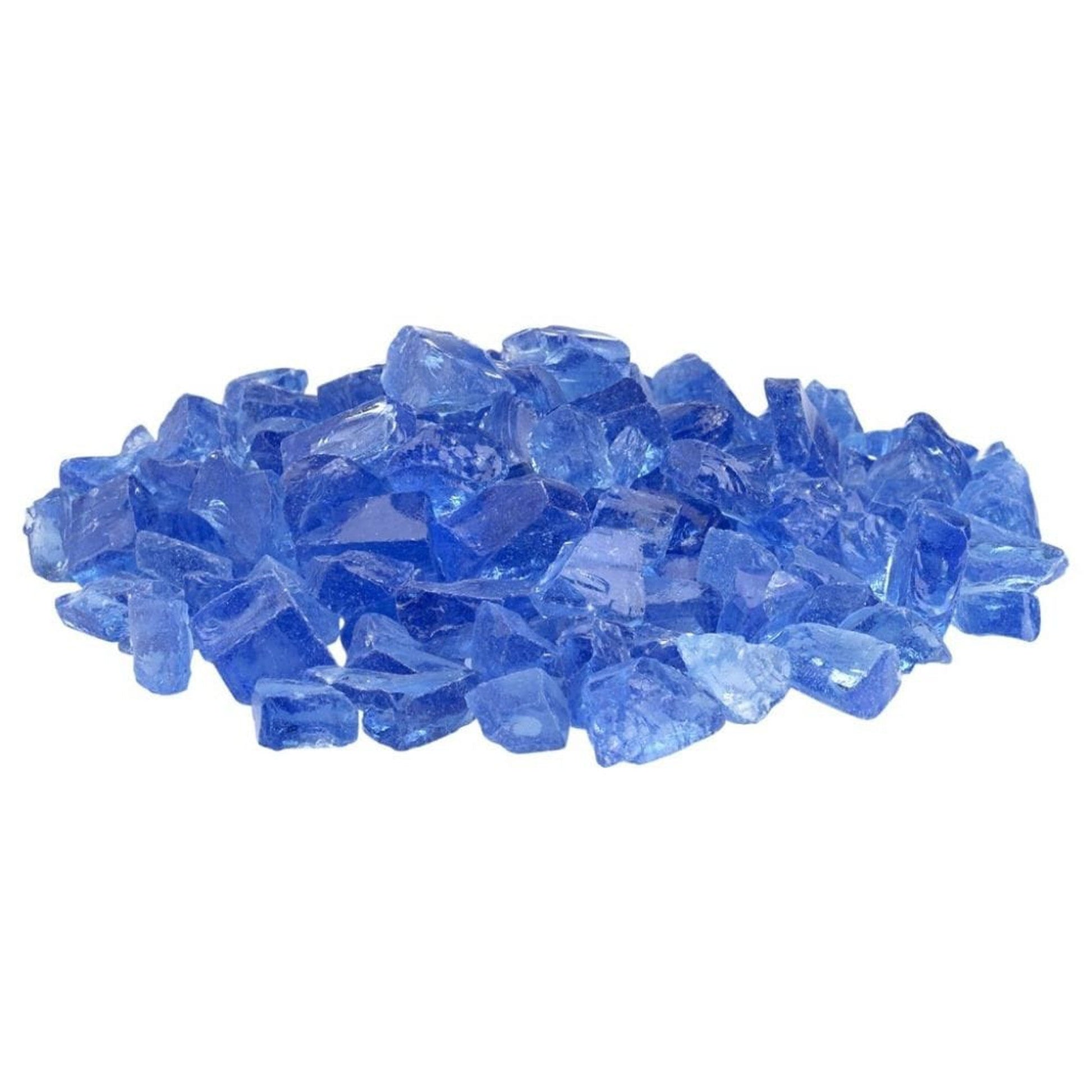 20 Lbs. Broken Large Reflective Fire Glass
