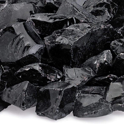 20 Lbs. Broken Large Reflective Fire Glass