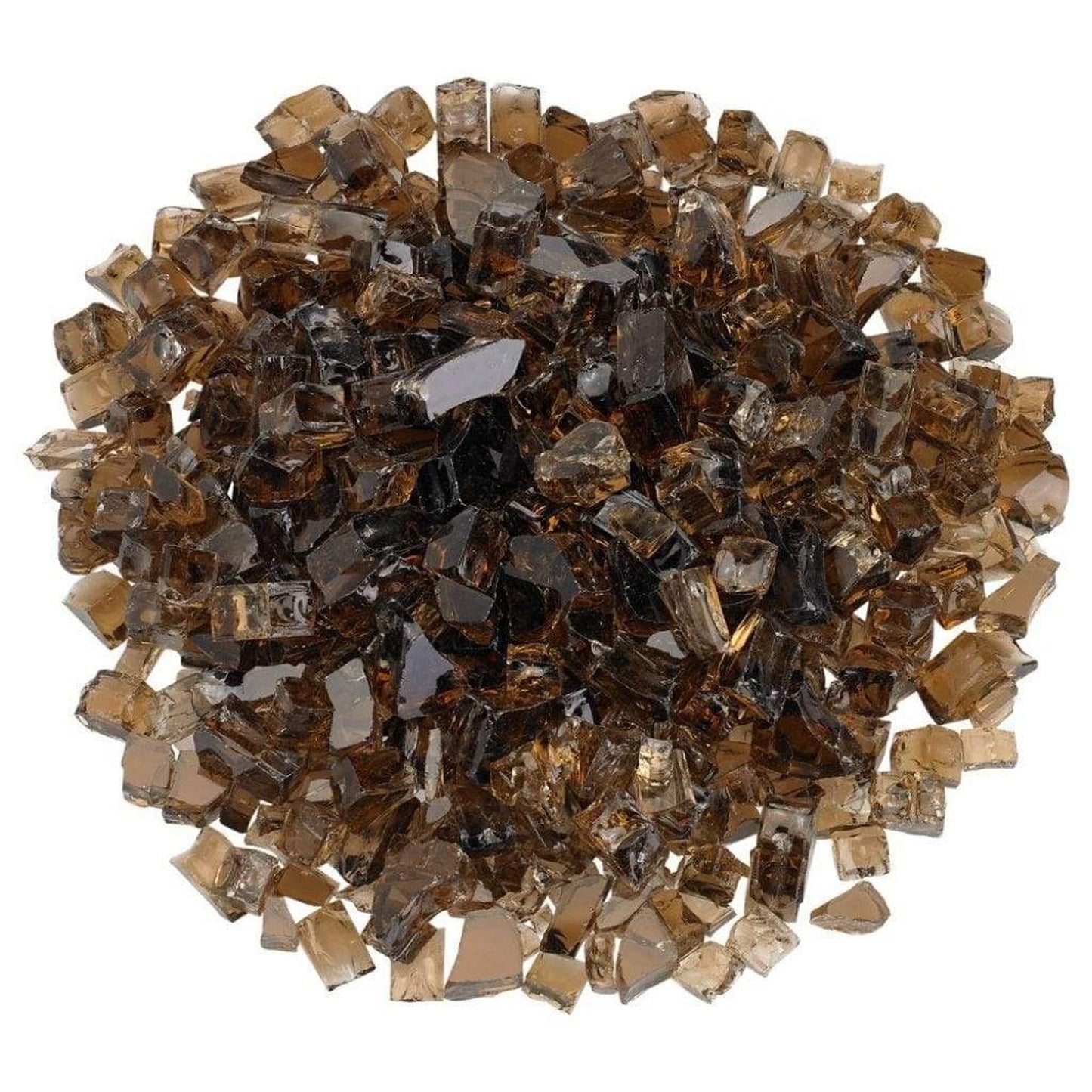 20 Lbs. Broken Large Reflective Fire Glass