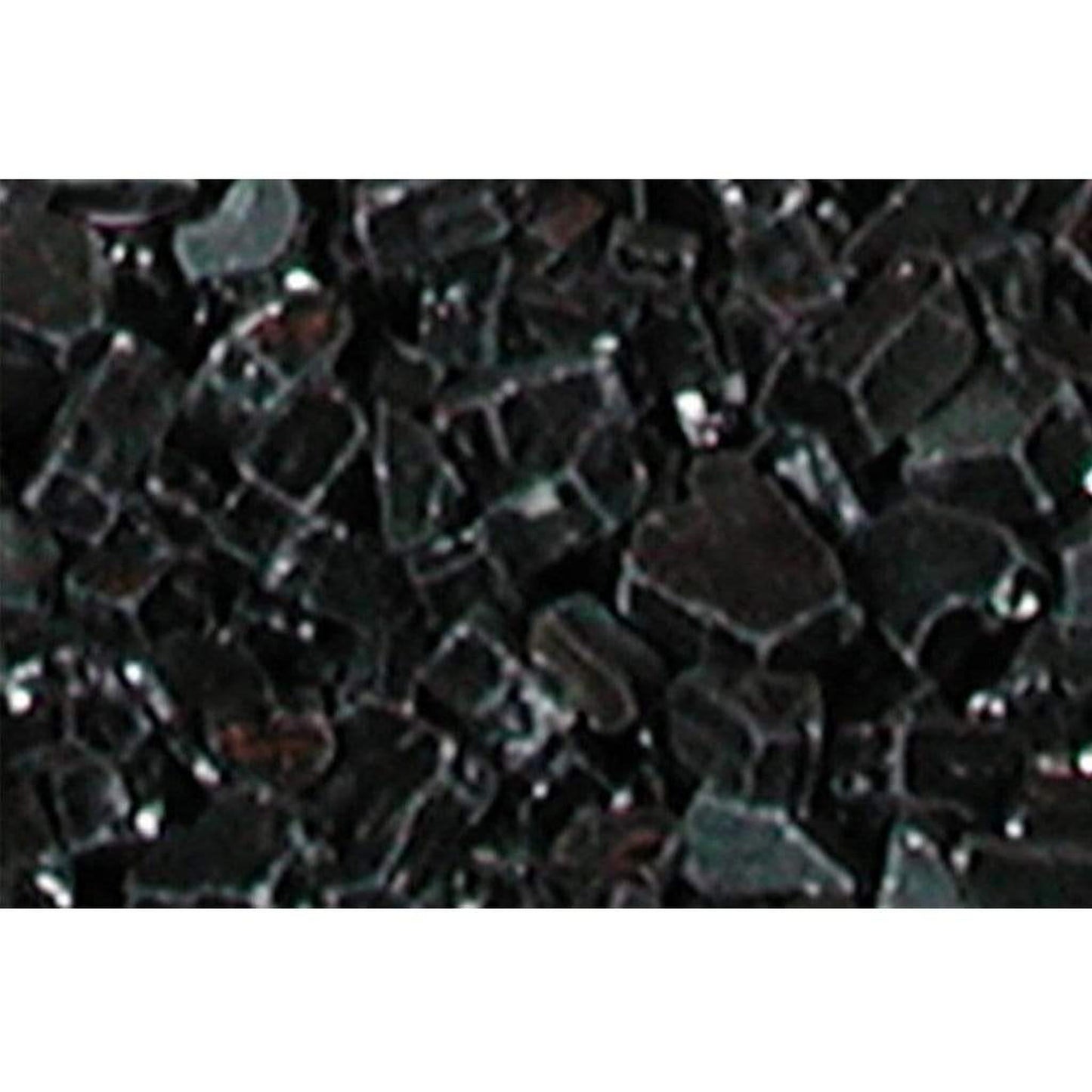 20 Lbs. Onyx Black Large Non-Reflective Crushed Glass Media