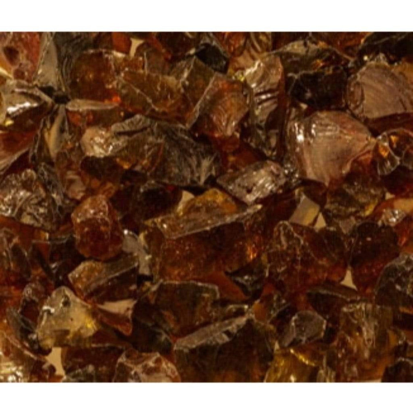 20 Lbs. Reflective Crushed Fire Glass Media