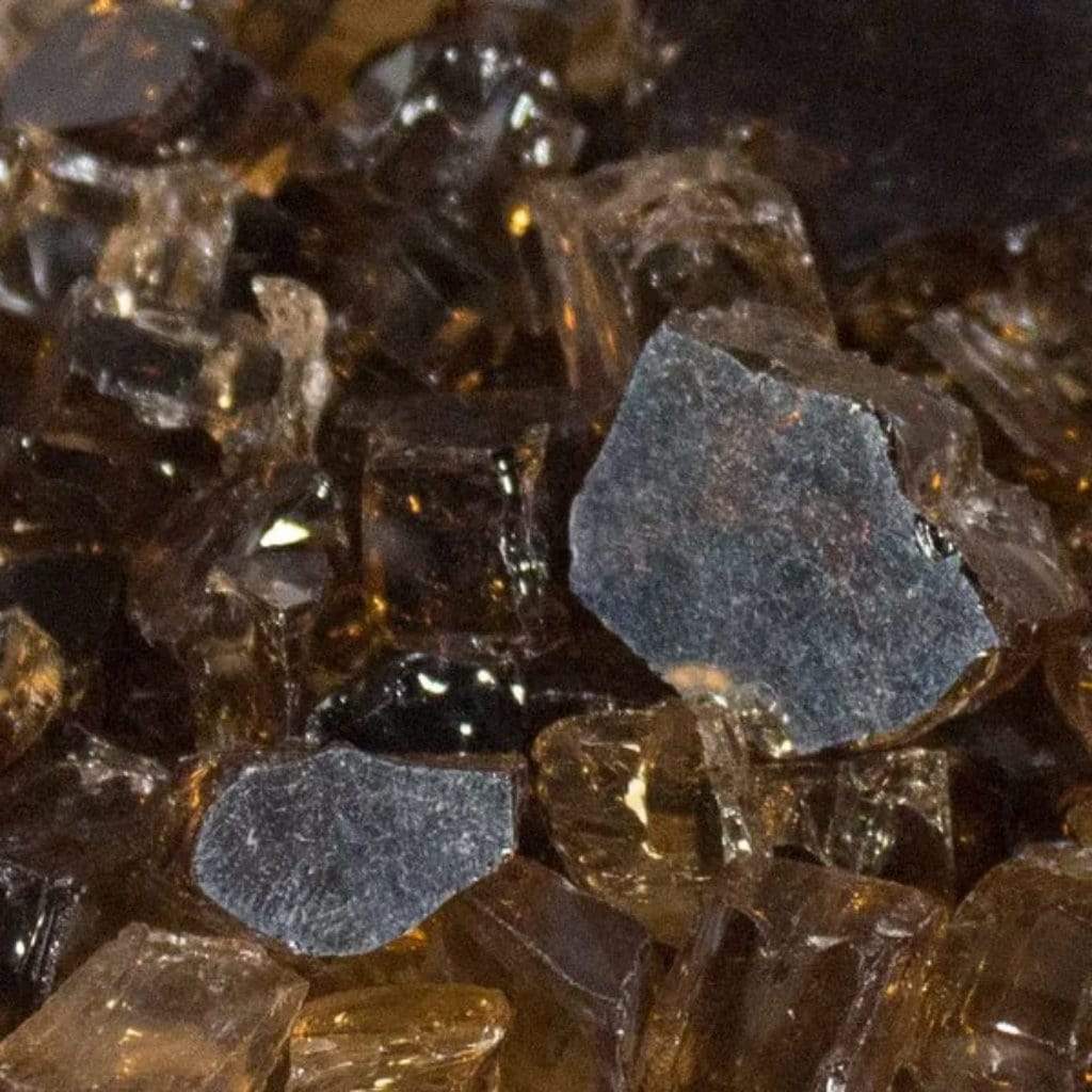 200 Lbs. Large Reflective Fire Glass