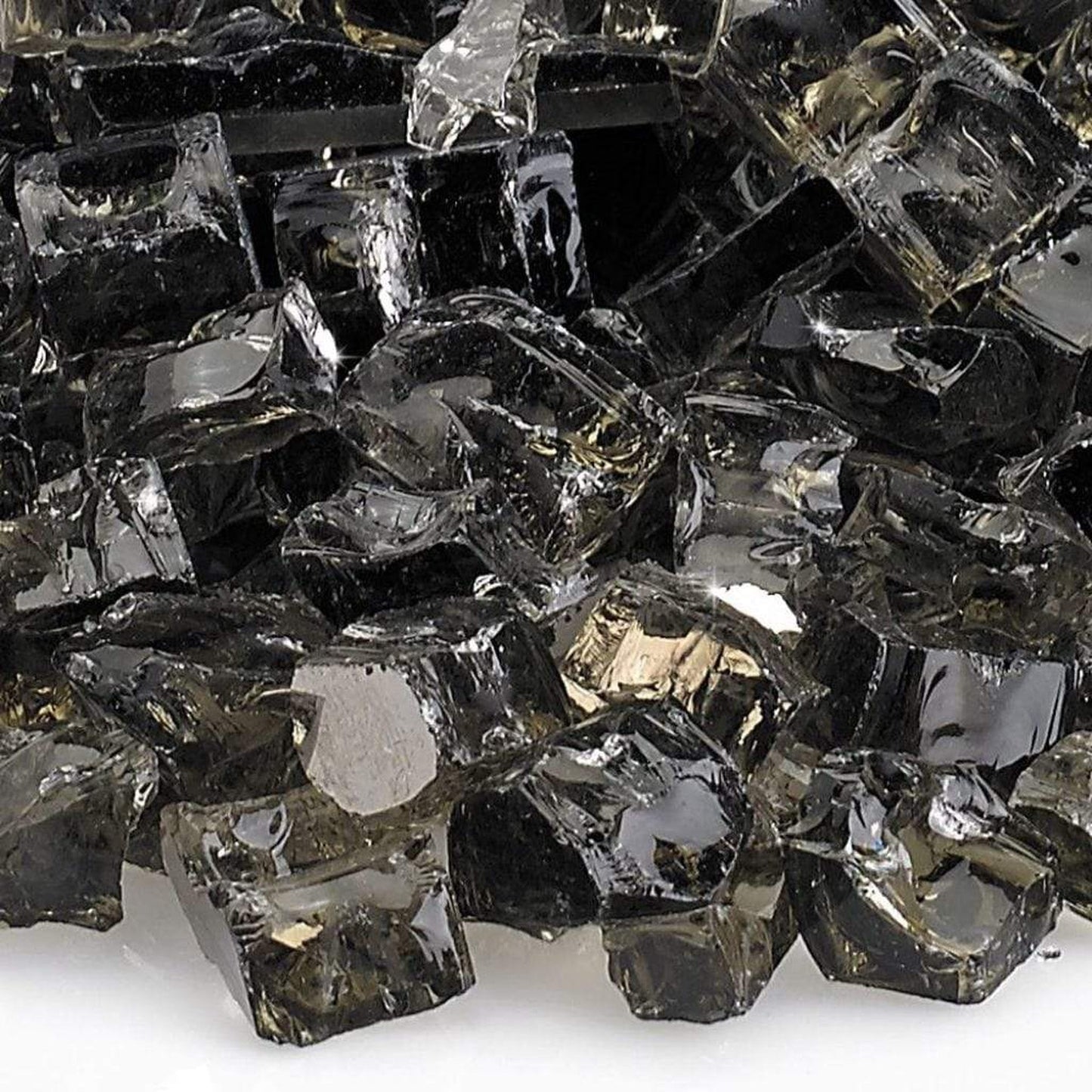 200 Lbs. Large Reflective Fire Glass