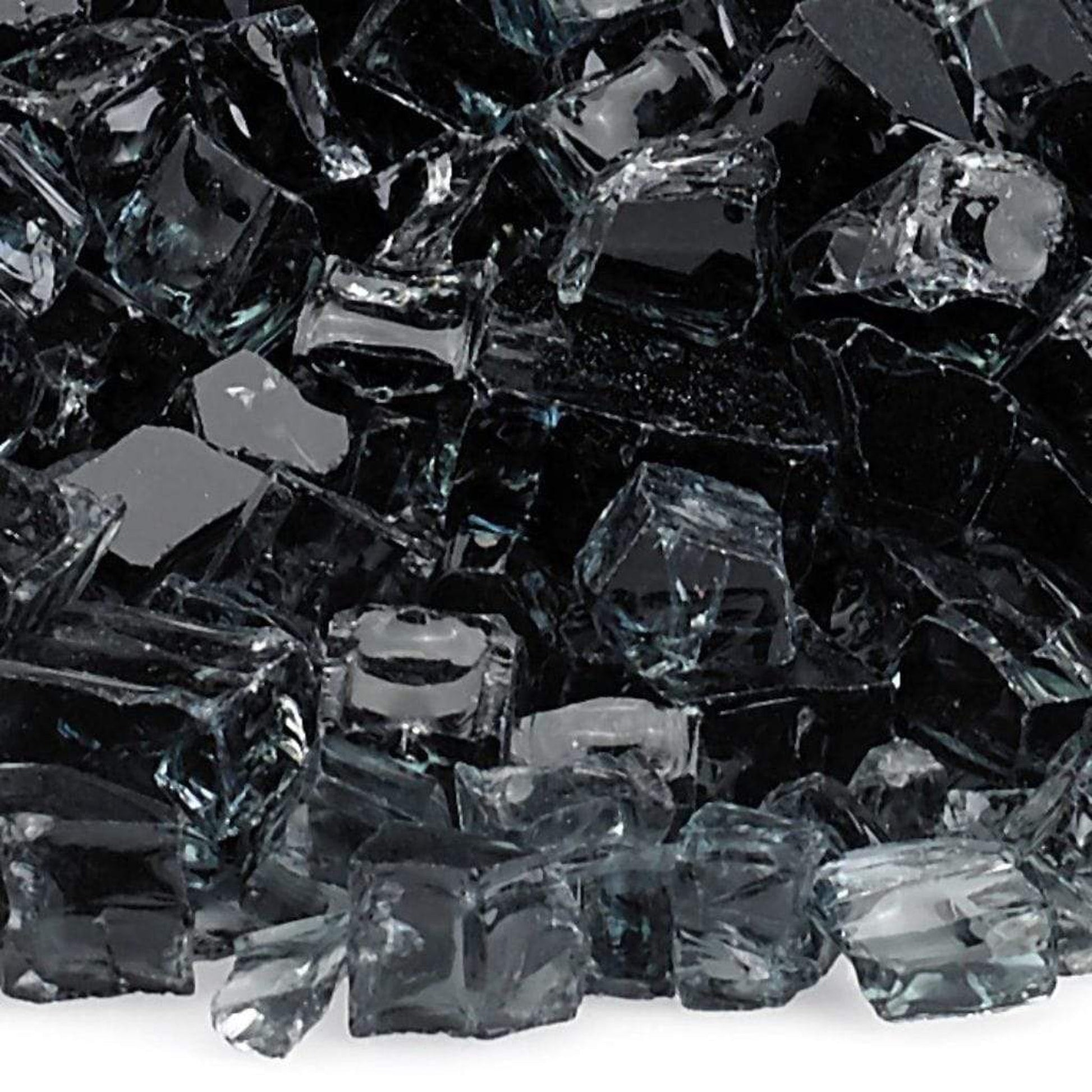 200 lbs. Black Non Reflective Fire Glass Media