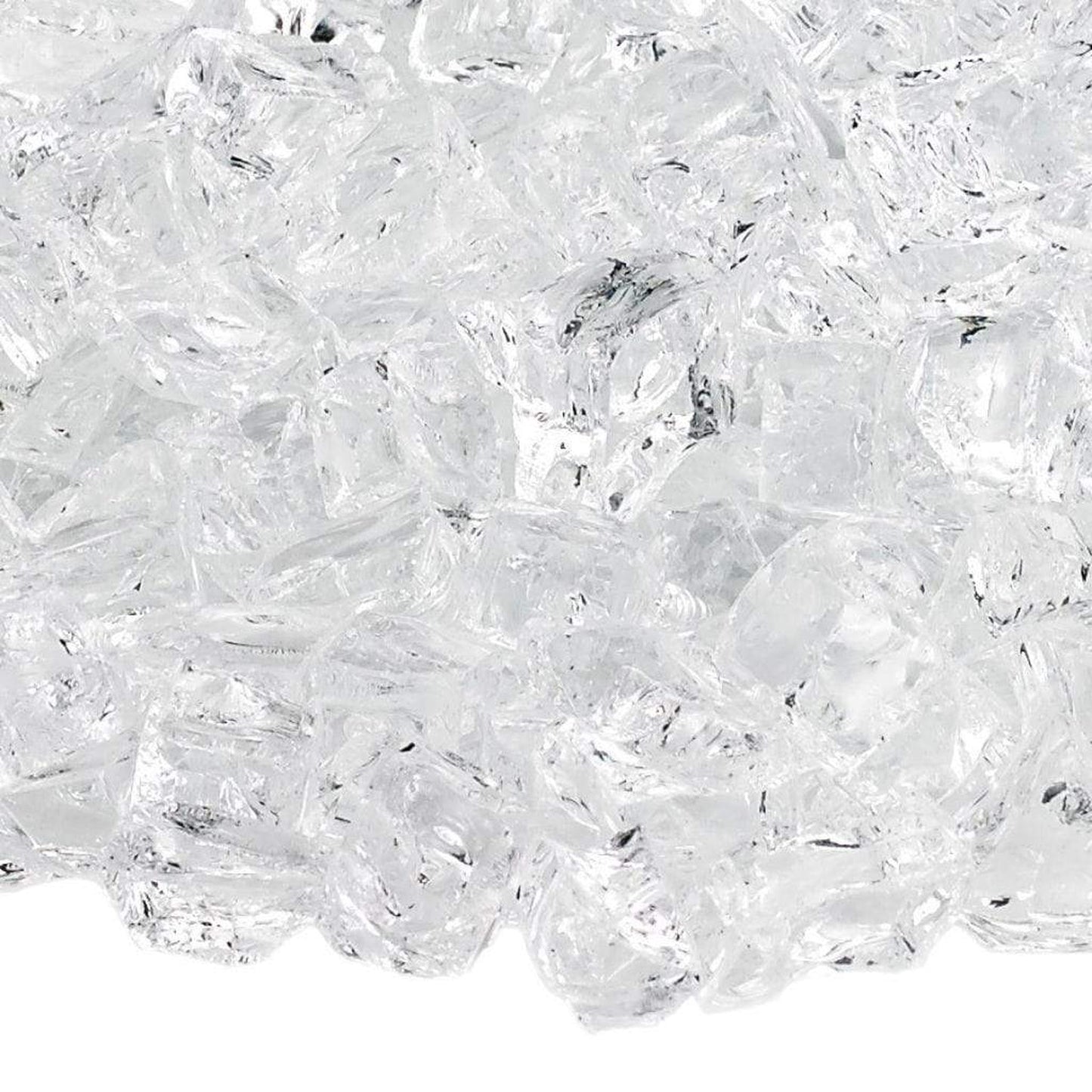 21 Lbs. Crystal Reflective Crushed Fire Glass Media