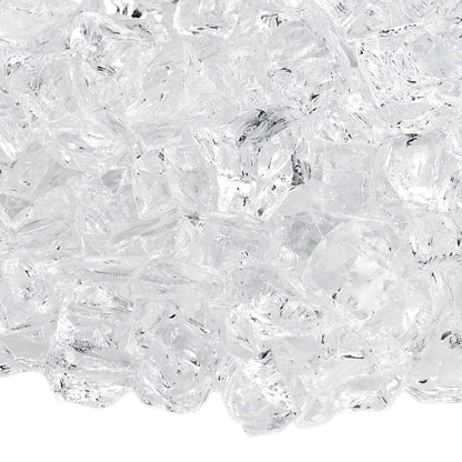 21 Lbs. Crystal Reflective Crushed Fire Glass Media