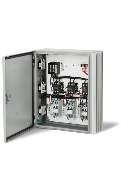 Infratech 2-Heater Kit - (2) CD6000 6,000W 240V Black Heaters with Universal 2-Zone Control Panel