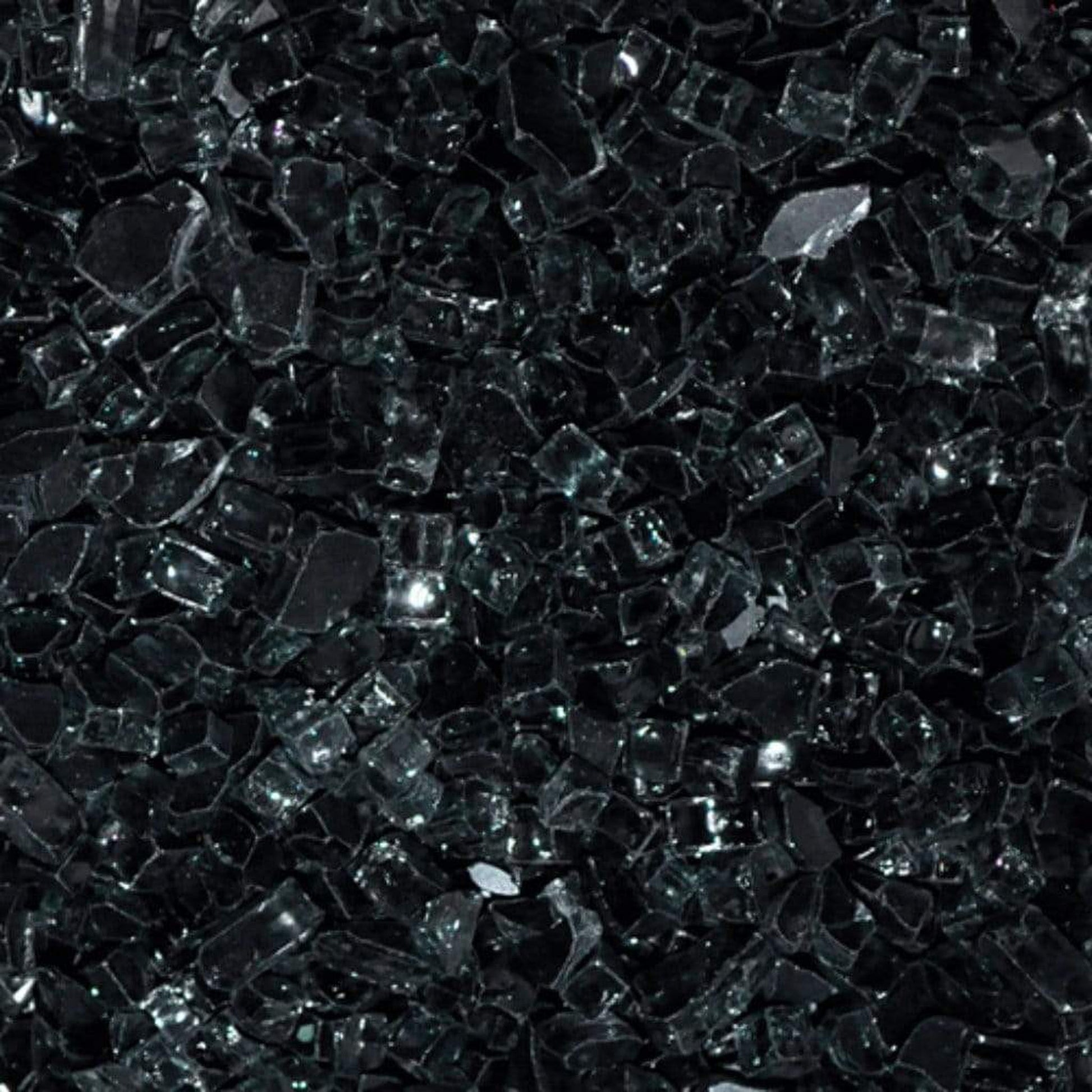 25 lbs. Black Non Reflective Fire Glass Media