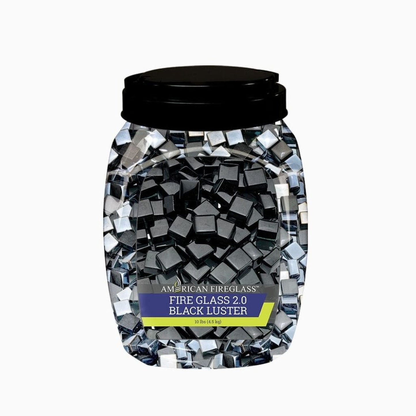 25 lbs. Black Non Reflective Fire Glass Media