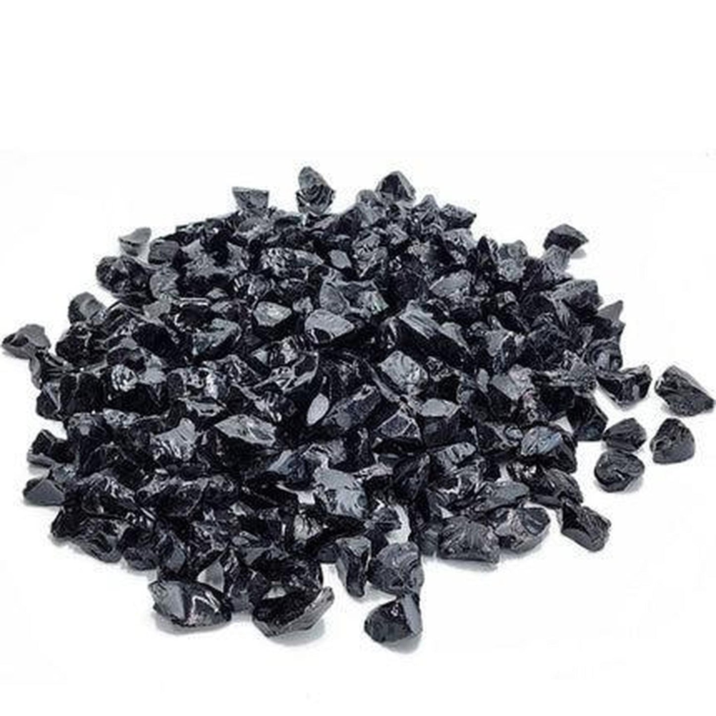 25 lbs. Black Reflective Fire Glass Media