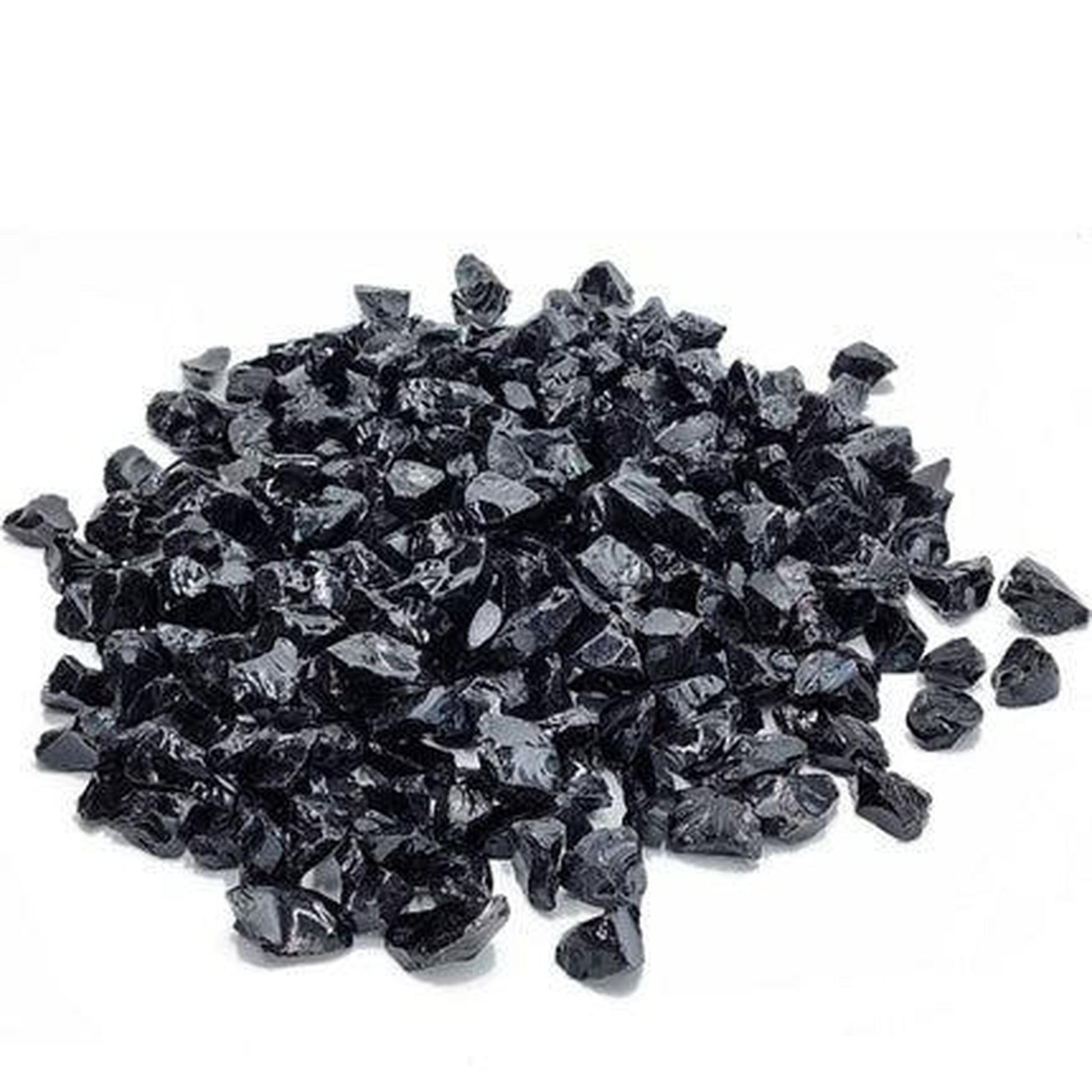 25 lbs. Black Reflective Fire Glass Media