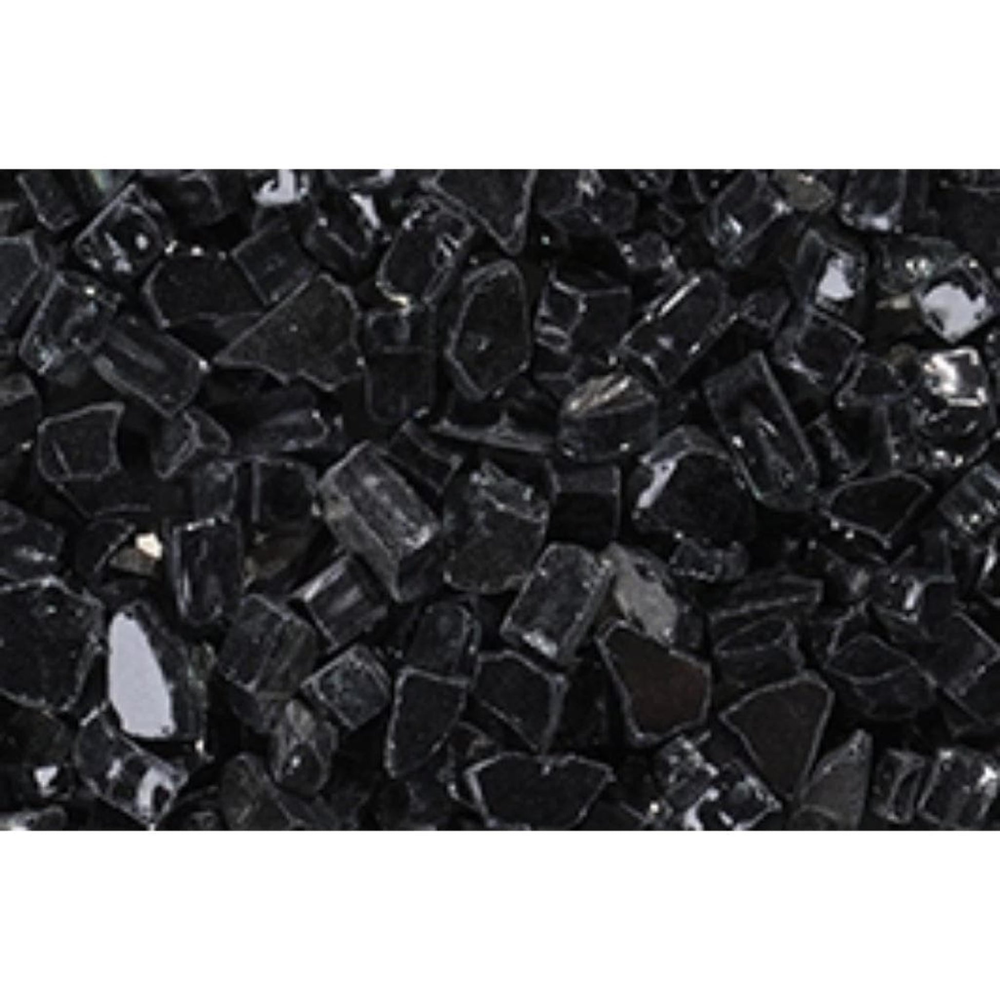 25 lbs. Black Reflective Fire Glass Media