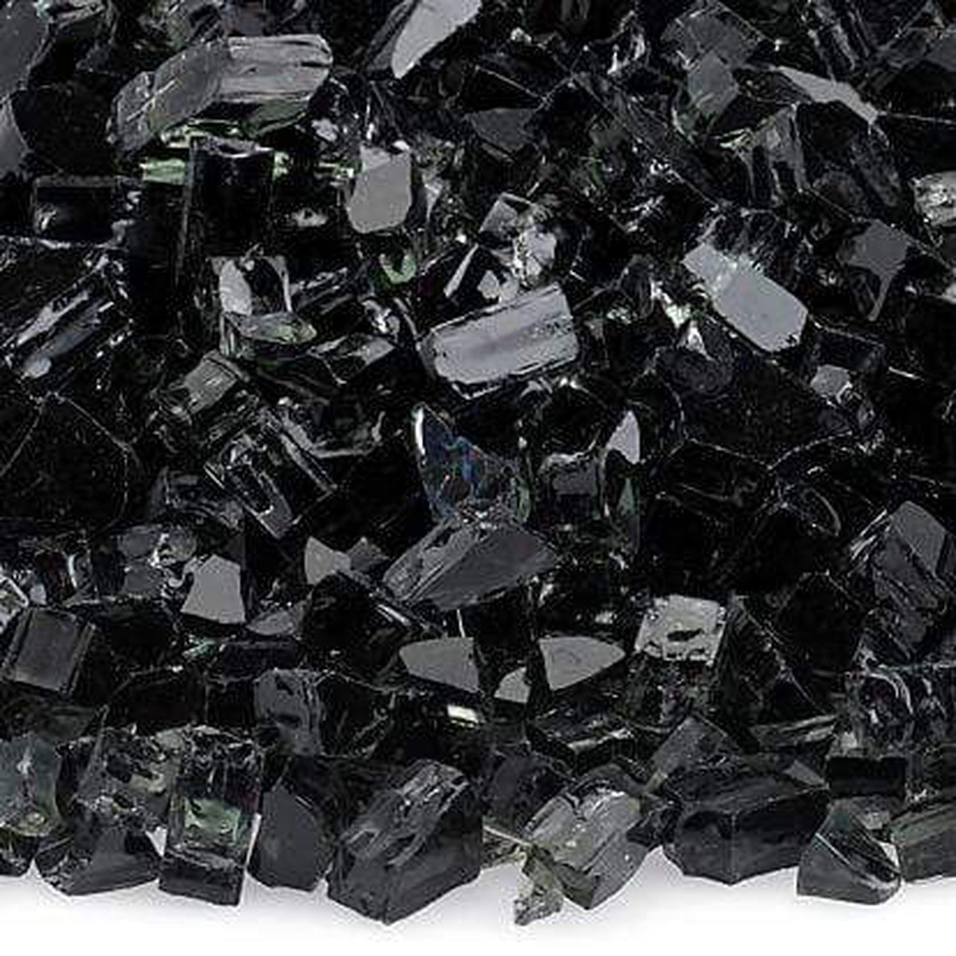 25 lbs. Black Reflective Fire Glass Media