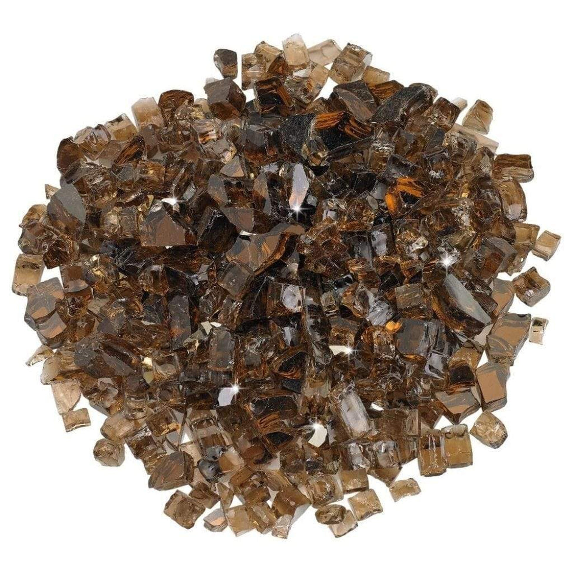 25 lbs. Copper Reflective Fire Glass Media