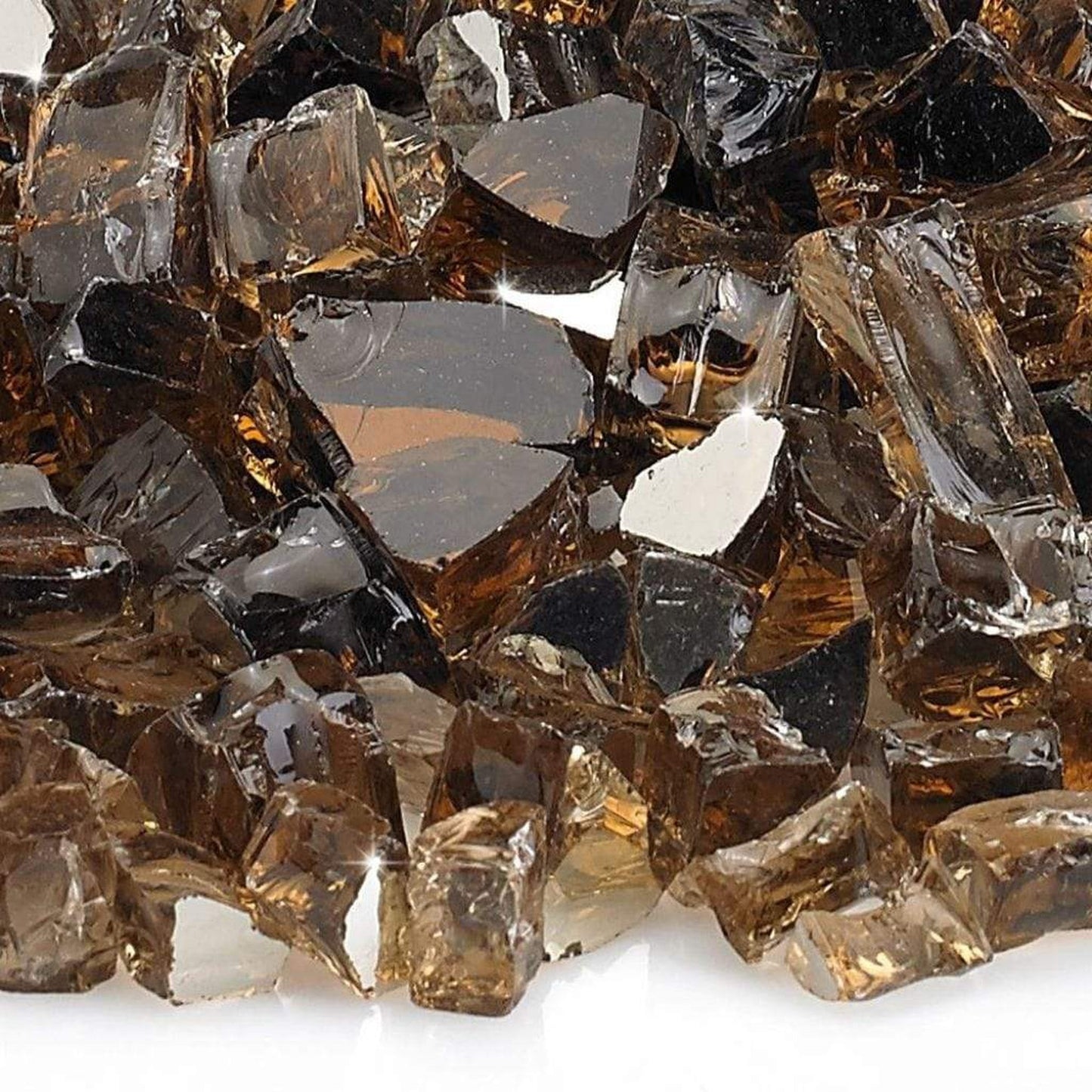 25 lbs. Copper Reflective Fire Glass Media