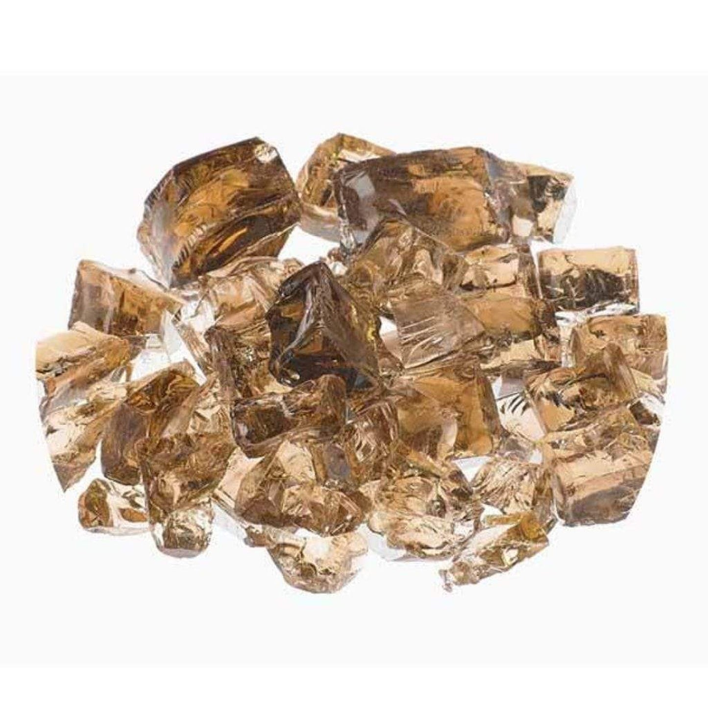 25 lbs. Copper Reflective Fire Glass Media