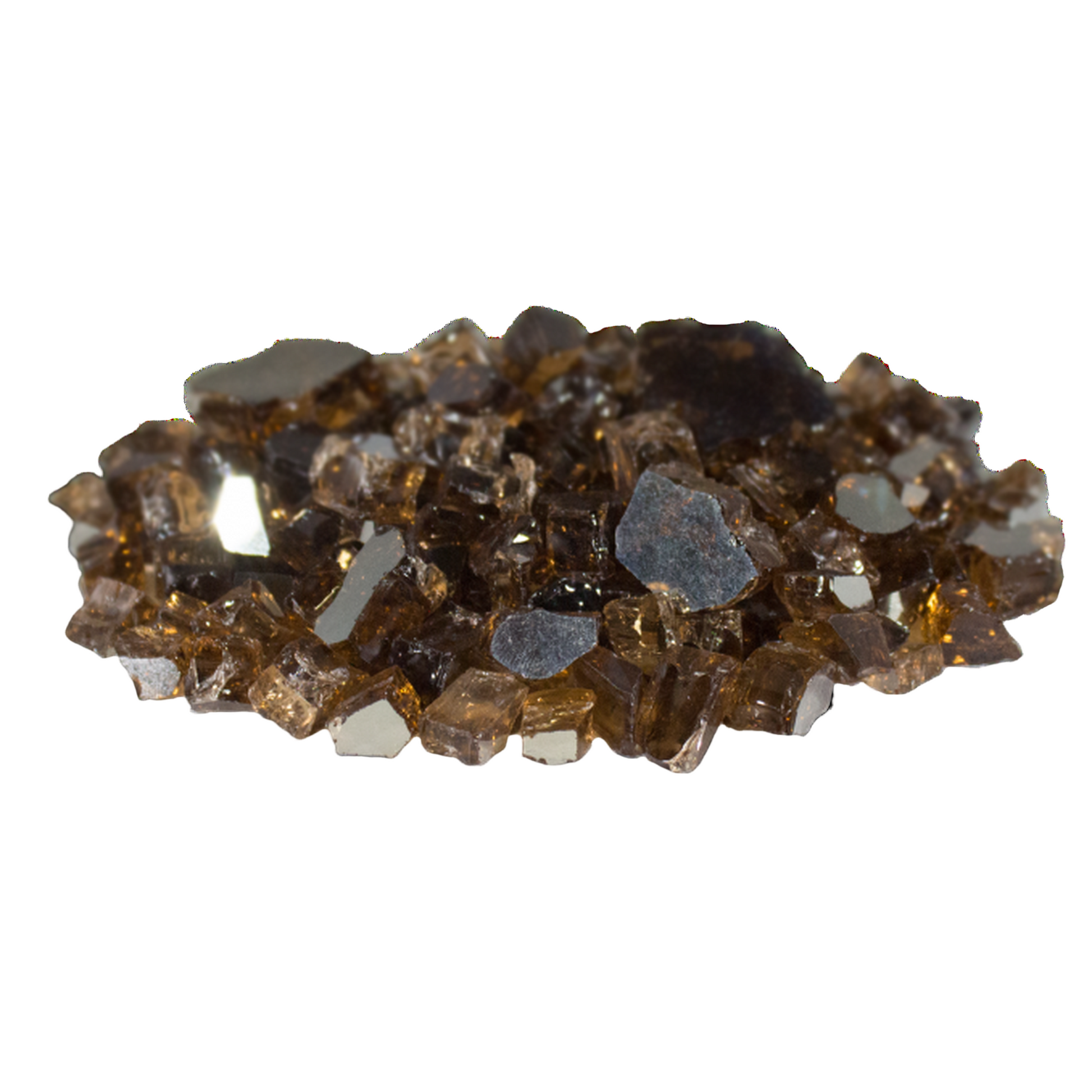 25 lbs. Copper Reflective Fire Glass Media