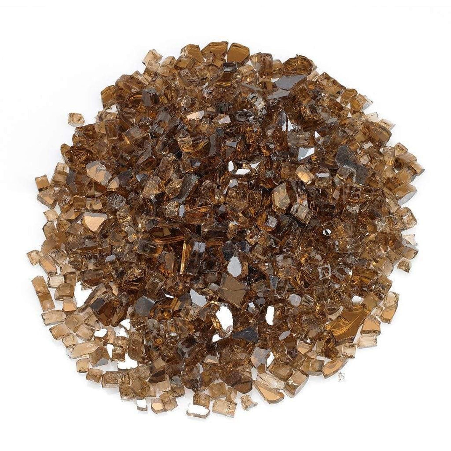 25 lbs. Copper Reflective Fire Glass Media