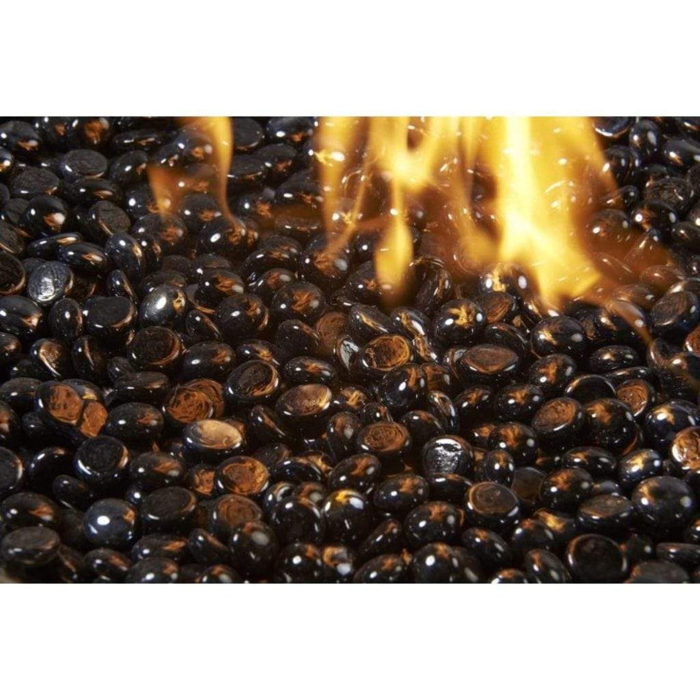 25 lbs. Reflective Tempered Fire Glass Gems