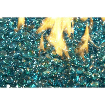 25 lbs. Reflective Tempered Fire Glass Gems