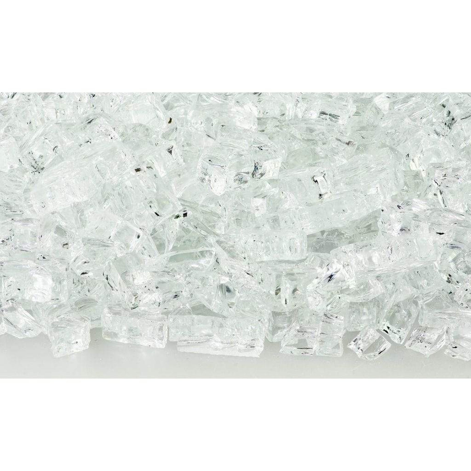 2.5 lb. Reflective Decorative Crushed Glass Media Accessory (Covers 1 sq. ft)