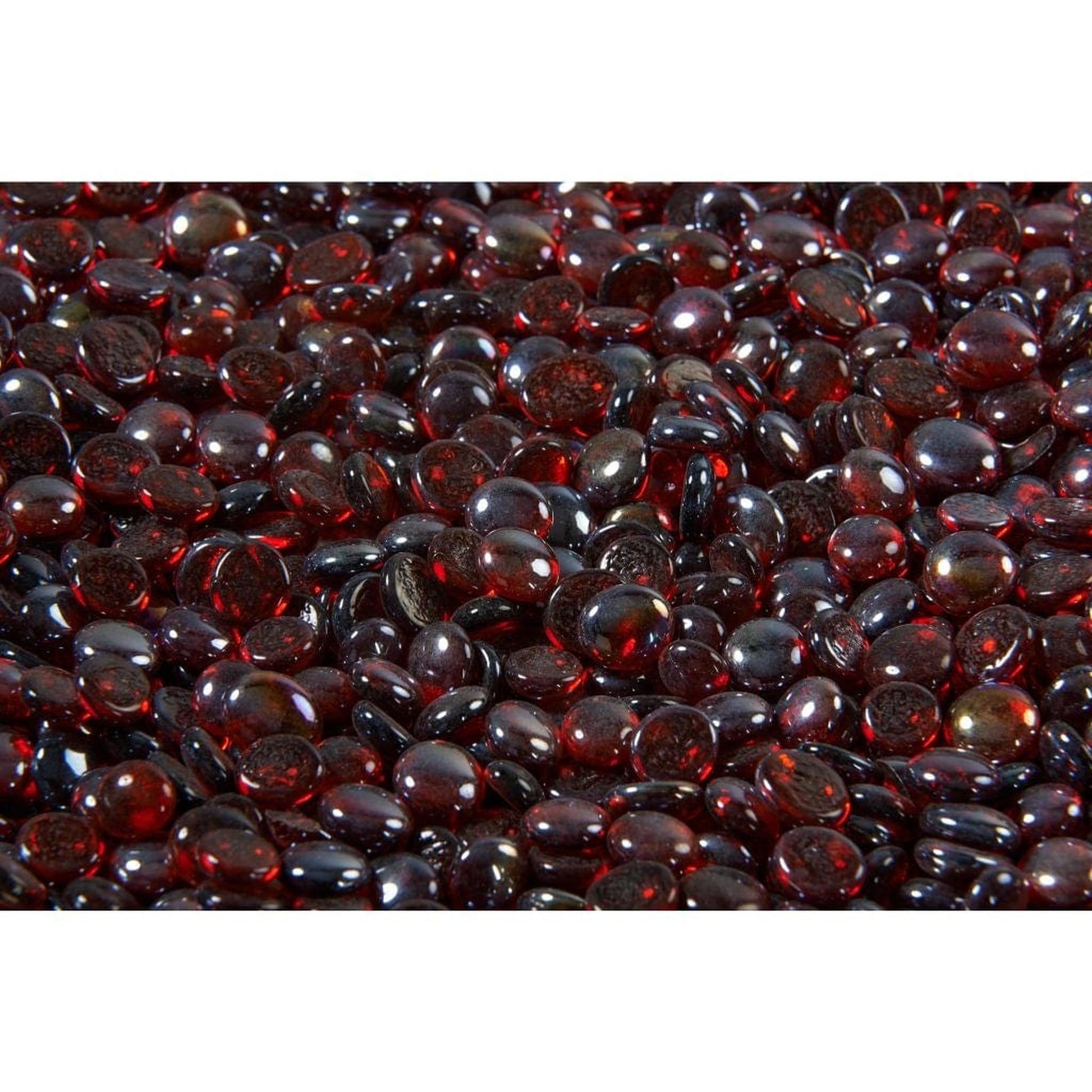 30 lbs. Reflective Tempered Fire Glass Gems