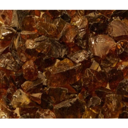 30 lbs. Reflective Tempered Fire Glass Gems
