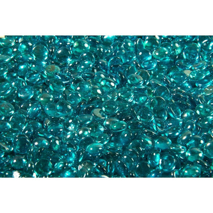30 lbs. Reflective Tempered Fire Glass Gems