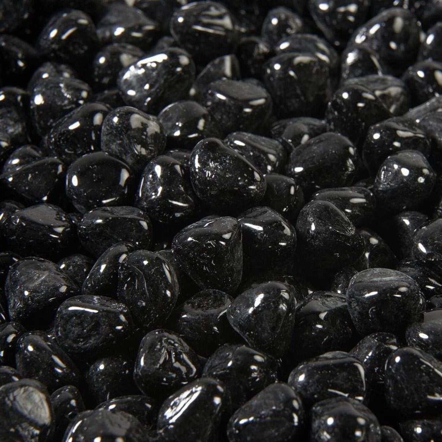 40 lbs. Reflective Large Tempered Diamonds Fireglass Media